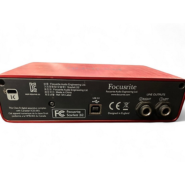 Used Focusrite Scarlett 2i2 Audio Interface