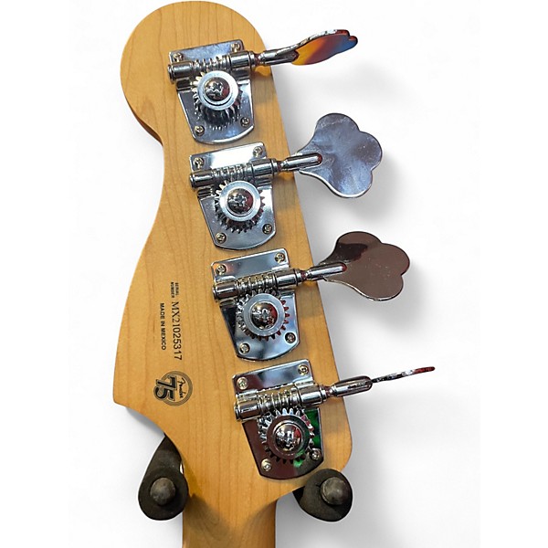 Used Fender 75th Anniversary Commemorative American Precision Bass Yellow Electric Bass Guitar