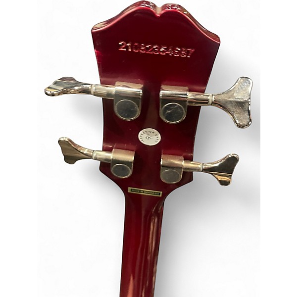 Used Epiphone NEWPORT Cherry Electric Bass Guitar