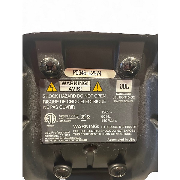 Used JBL eon 10 g2 Powered Speaker