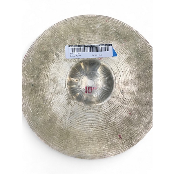 Vintage 1960s Paiste 10in Ludwig/Paiste Splash Cymbal Cymbal