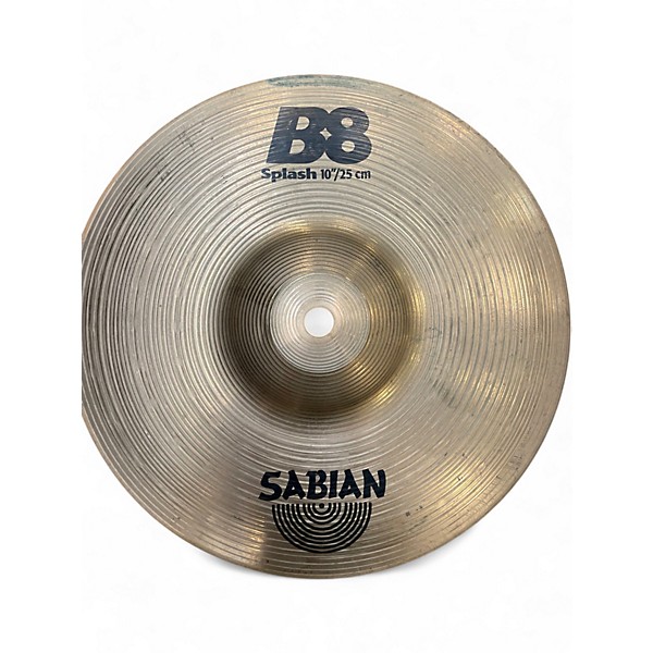 Used SABIAN 10in B8 Splash Cymbal