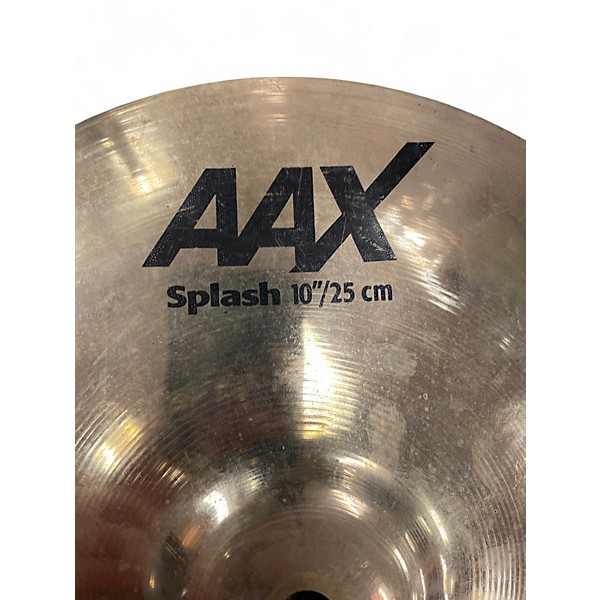 Used SABIAN 10in AAX Splash Brilliant Cymbal