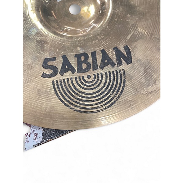 Used SABIAN 10in AAX Splash Brilliant Cymbal