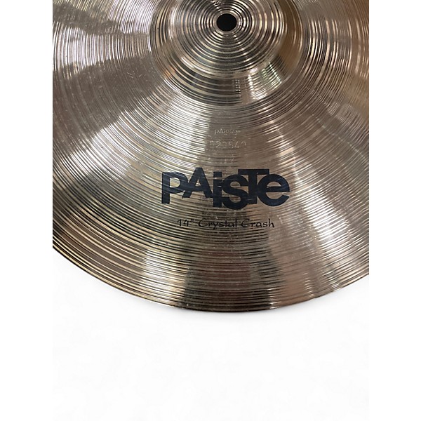 Used Paiste 14in CRYSTAL CRASH Cymbal