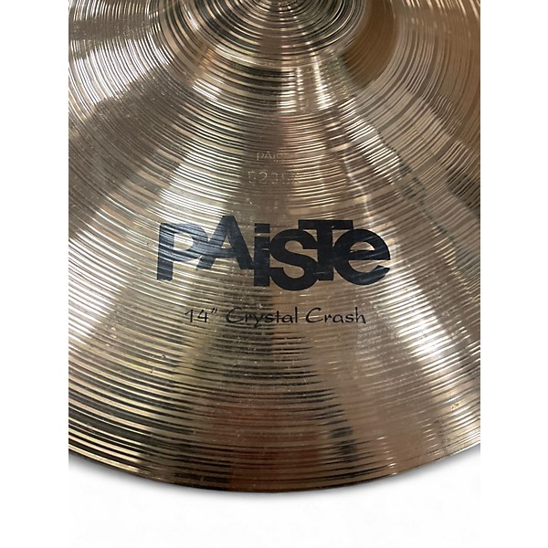Used Paiste 14in CRYSTAL CRASH Cymbal
