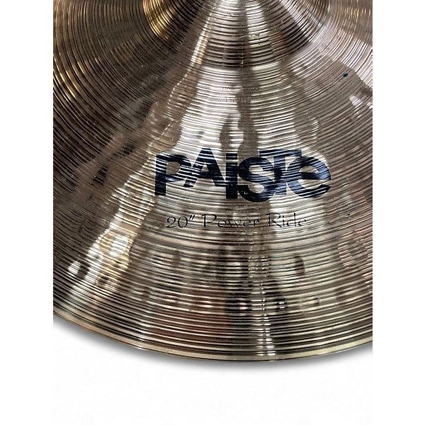 Used Paiste 20in SOUND FORMULA POWER Cymbal