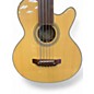 Used Washburn AB-35FL Natural Acoustic Bass Guitar