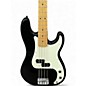 Used Fender Player Precision Bass Black Electric Bass Guitar