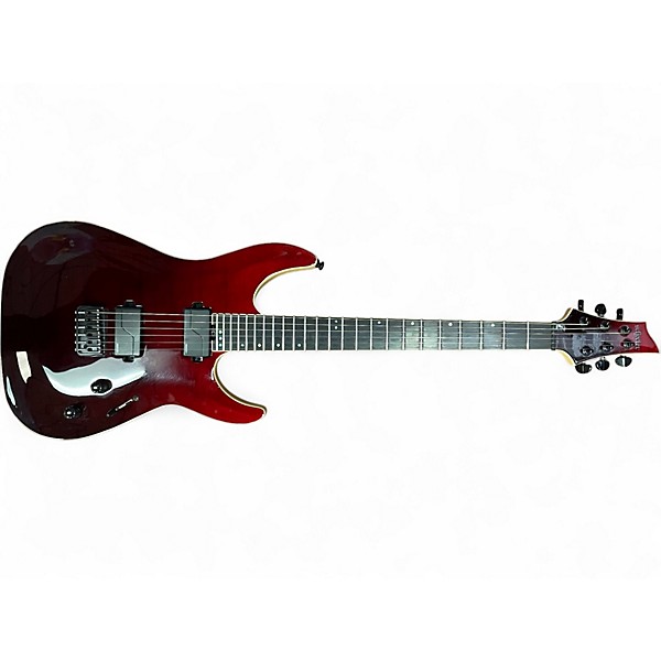 Used Schecter Guitar Research C1 SLS ELITE BLOOD RED Solid Body Electric Guitar