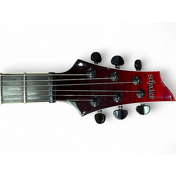 Used Schecter Guitar Research C1 SLS ELITE BLOOD RED Solid Body Electric Guitar