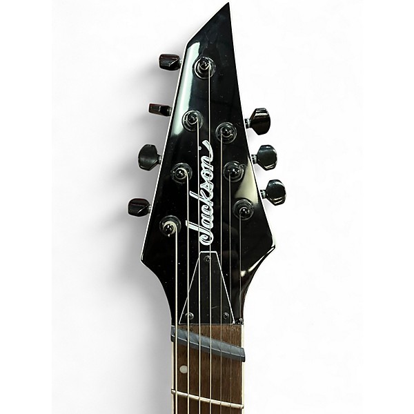 Used Jackson SLATX7Q TRANS BLUE BURST Solid Body Electric Guitar