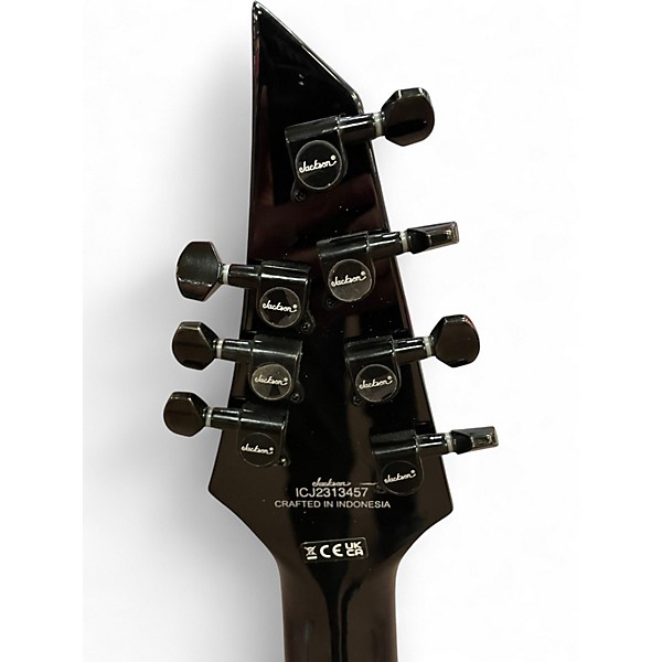 Used Jackson SLATX7Q TRANS BLUE BURST Solid Body Electric Guitar