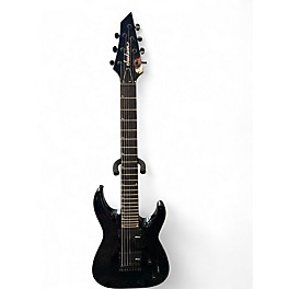 Used Jackson JS22-7 Dinky 7 String Black Solid Body Electric Guitar