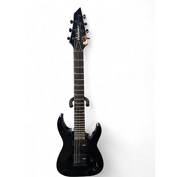 Used Jackson JS22-7 Dinky 7 String Black Solid Body Electric Guitar
