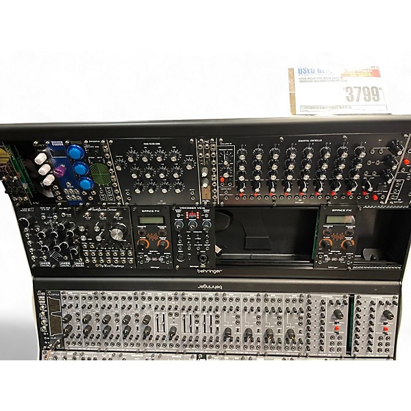 Used Mojotone RACK CASE W/ MODULES INCLUDED Synthesizer