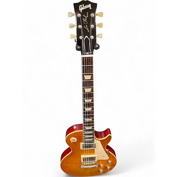 Used Gibson Custom Shop 1959 R9 Reissue Les Paul Lemon Burst Solid Body Electric Guitar