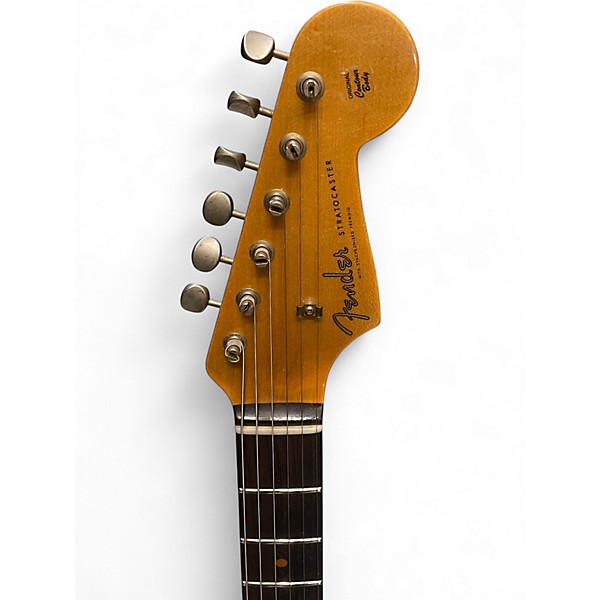 Used Fender 60s Stratocaster Journeyman Relic Alpine White Solid Body Electric Guitar