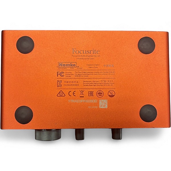 Used Focusrite Scarlett Solo Gen 4 Audio Interface