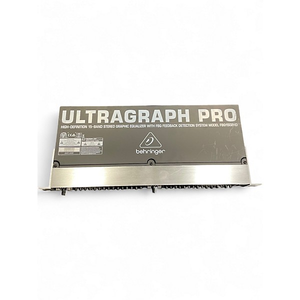 Used Behringer FBQ1502HD with Feedback Detection Equalizer