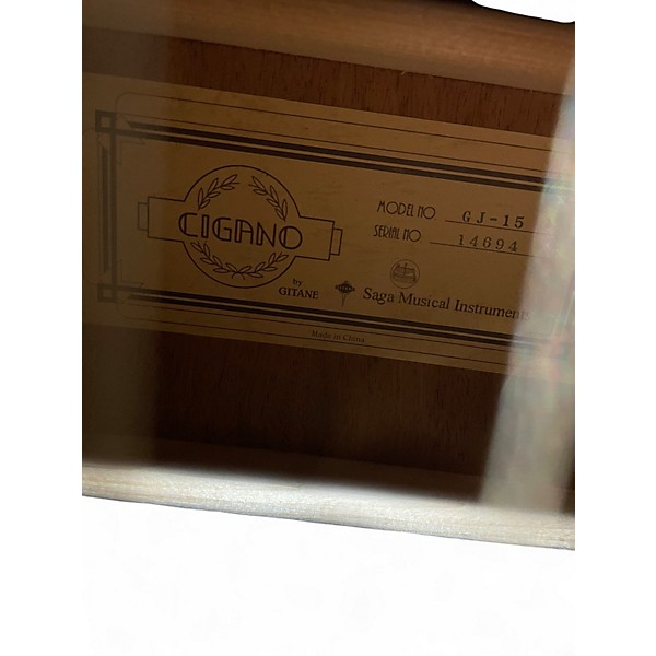 Used Cigano GJ-15 Antique Natural Acoustic Guitar