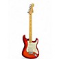 Used Fender Standard Stratocaster HSS Plus Top Aged Cherry Burst Solid Body Electric Guitar thumbnail