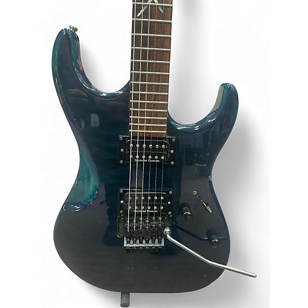 Used Washburn X40PROQ X Series Trans Green Solid Body Electric Guitar