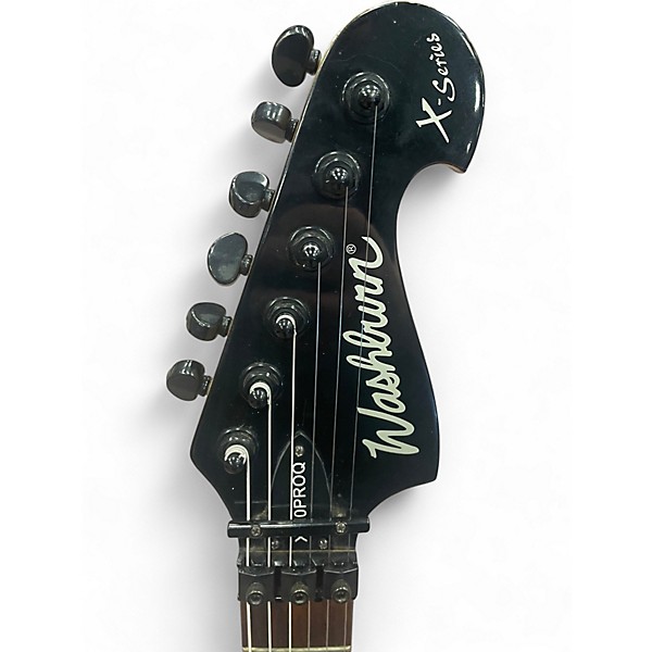 Used Washburn X40PROQ X Series Trans Green Solid Body Electric Guitar