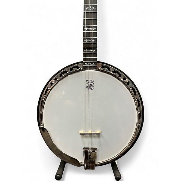 Used Deering Eagle II WHITE Banjo