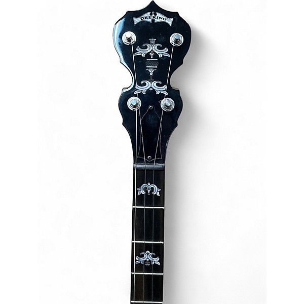 Used Deering Eagle II WHITE Banjo