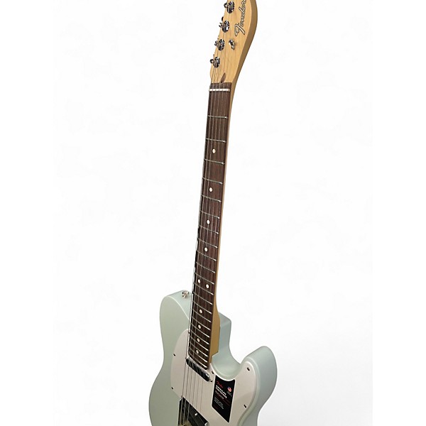 Used Fender American Performer Telecaster Surf Green Solid Body Electric Guitar