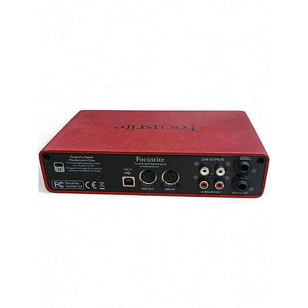 Used Focusrite Scarlett 2i4 Audio Interface