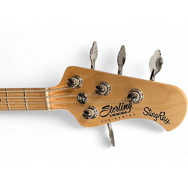 Used Sterling by Music Man Stingray Seafoam Green Electric Bass Guitar