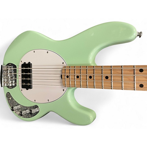 Used Sterling by Music Man Stingray Seafoam Green Electric Bass Guitar