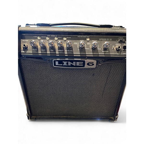 Used Line 6 Spider IV 15W 1X8 Guitar Combo Amp