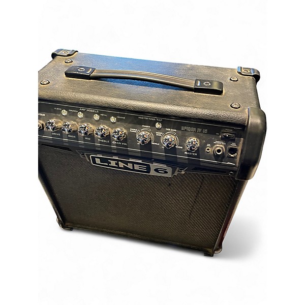 Used Line 6 Spider IV 15W 1X8 Guitar Combo Amp