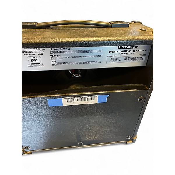 Used Line 6 Spider IV 15W 1X8 Guitar Combo Amp