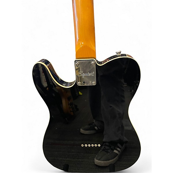 Used Squier CLASSIC VIBE BARITONE TELECASTER BLACK Solid Body Electric Guitar