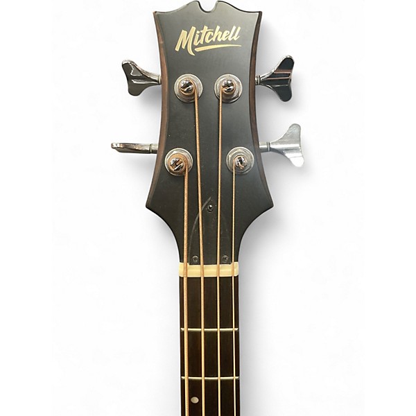Used Mitchell T239BCE-BST Brown Acoustic Bass Guitar