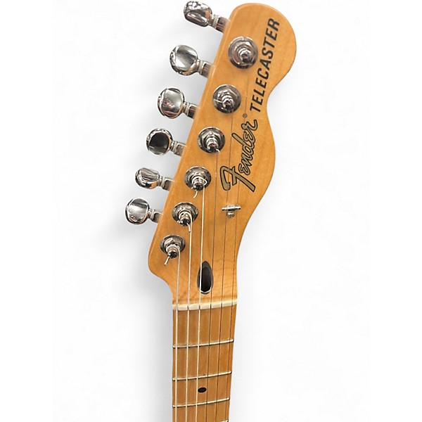 Used Fender Deluxe Nashville Telecaster White Blonde Solid Body Electric Guitar