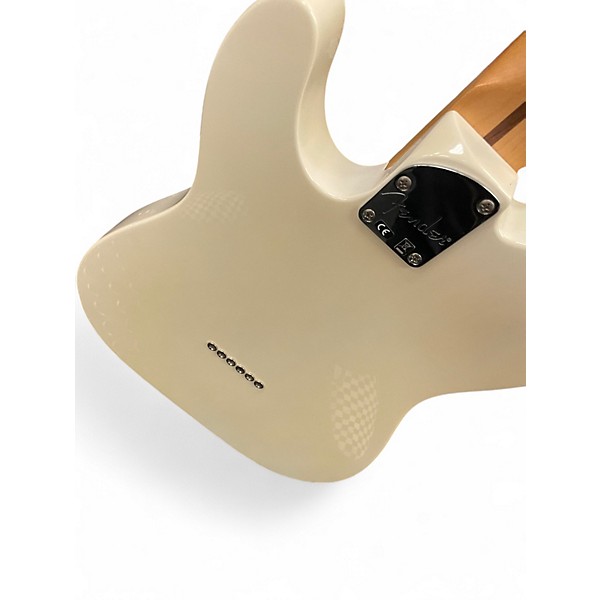 Used Fender Deluxe Nashville Telecaster White Blonde Solid Body Electric Guitar