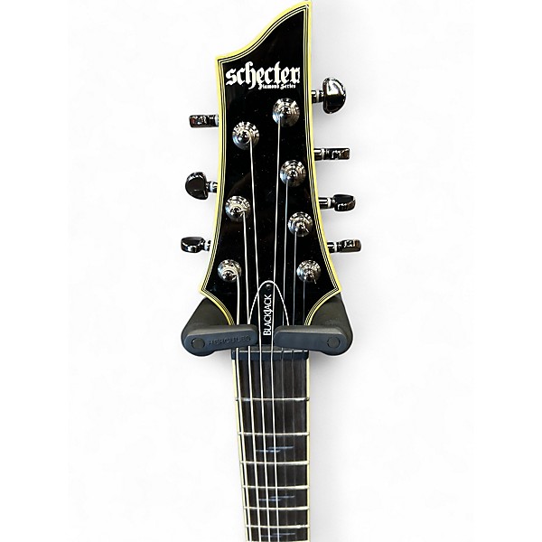 Used Schecter Guitar Research C7 Blackjack Black Solid Body Electric Guitar