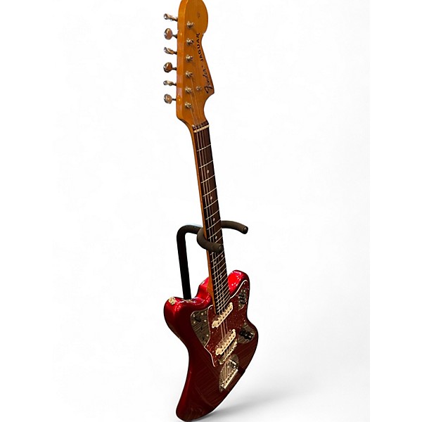 Used Fender Jaguar Candy Apple Red Solid Body Electric Guitar