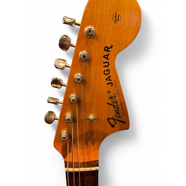 Used Fender Jaguar Candy Apple Red Solid Body Electric Guitar