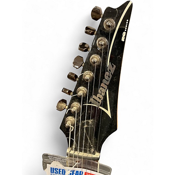 Used Ibanez RGA7QM RGA Series Black Solid Body Electric Guitar