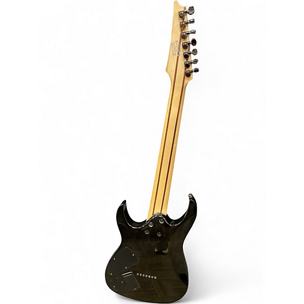 Used Ibanez RGA7QM RGA Series Black Solid Body Electric Guitar