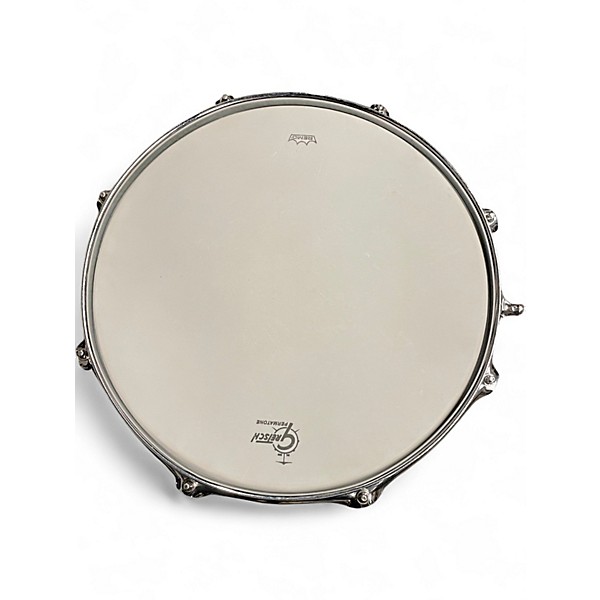 Used 2022 Pork Pie 13in Patina Brass White Drum