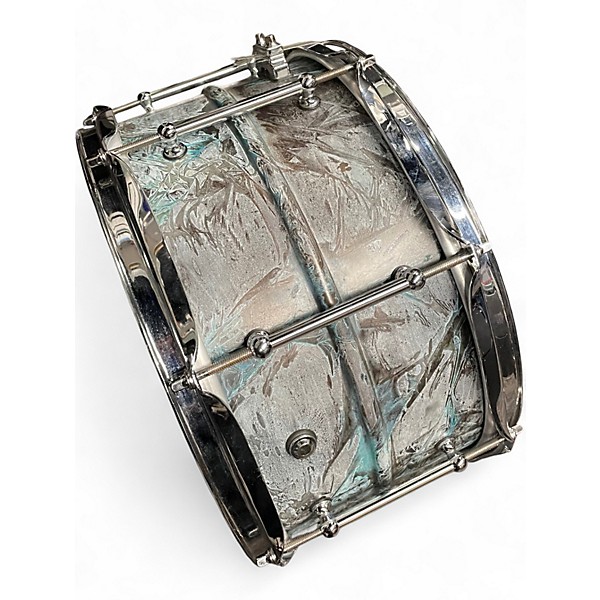 Used 2022 Pork Pie 13in Patina Brass White Drum