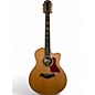 Used Taylor 856CE Natural 12 String Acoustic Electric Guitar thumbnail