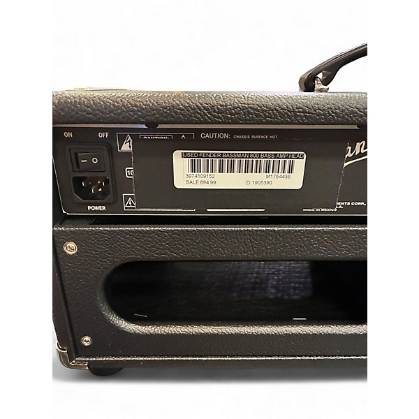 Used Fender Bassman 800 Bass Amp Head